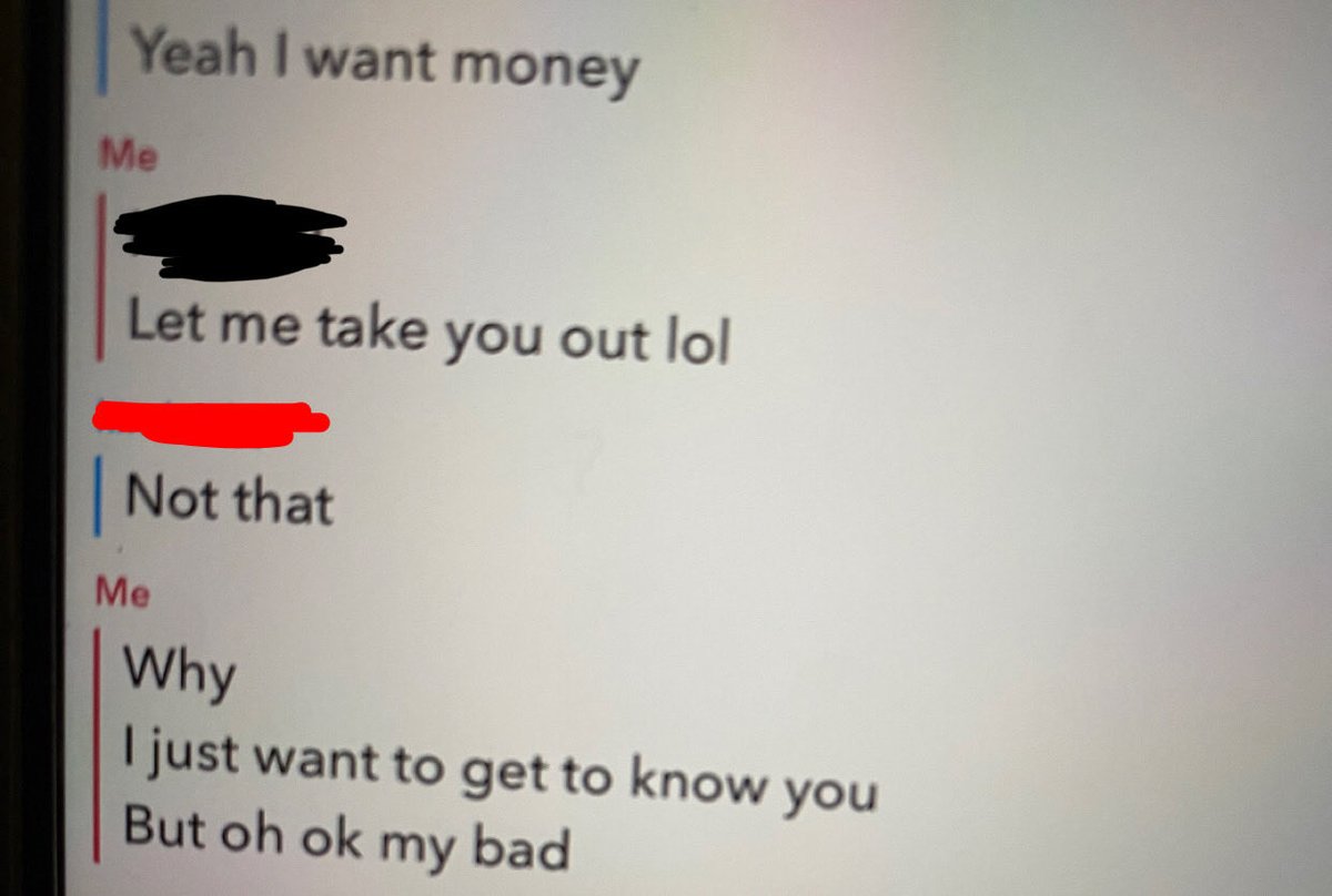 Ybnbot's tweet photo. Even money can’t buy me a date . What a fucking loser https://t.co/iP6Fsbmgjn