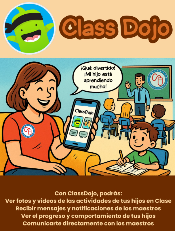 compubytemx's tweet image. ¡Atención padres! 📷¿Quieres estar al tanto de todo lo que sucede en la escuela de tus hijos? ¡Te recomiendo la #app ClassDojo!
¡Es fácil y divertida de estar conectado con la escuela! ¡Descárgala ahora y comienza a estar al tanto de todo! #regresoaclases #computips #tips 📷📷