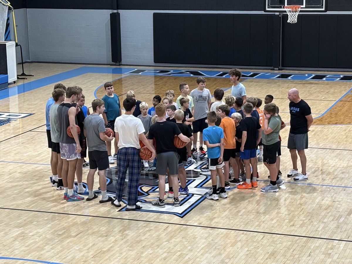 Week 1 of 8 of Hoops Academy for our 3rd through 6th grade is in the books! 31 of our 35 registered students showed up at 8 AM this morning to get better!