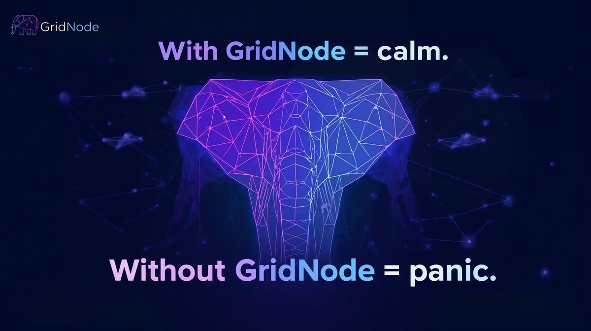 Gridnode2025's tweet image. 🤯 Me checking wallet with GridNode = calm.
😱 Me without GridNode = panic.
👉 Don’t risk it.
#CryptoMeme #gridnode #BlockchainAI