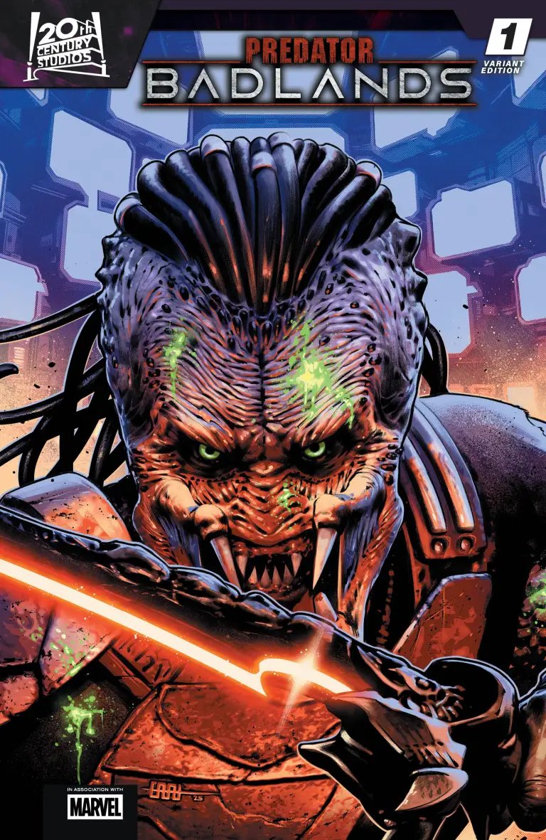 TheComicAwakens's tweet image. Primer vistazo de Predator: Badlands #1, cómic precuela de la película del mismo nombre. Este cómic saldrá a la venta el 7 noviembre, mismo día del estreno de la cinta.
#Predator #Marvel #PredatorBadlands