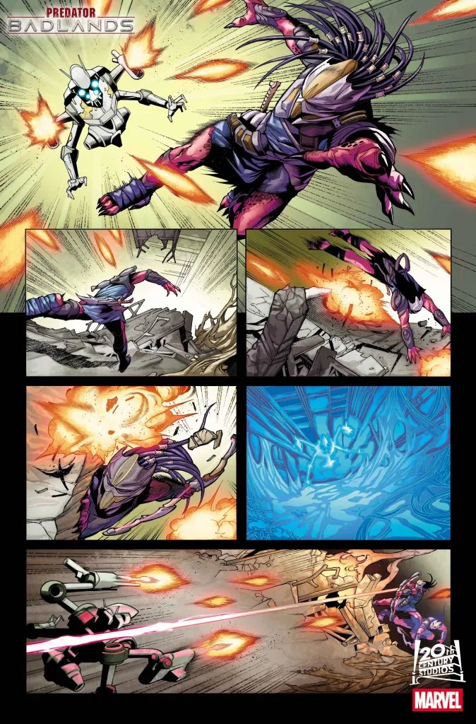 TheComicAwakens's tweet image. Primer vistazo de Predator: Badlands #1, cómic precuela de la película del mismo nombre. Este cómic saldrá a la venta el 7 noviembre, mismo día del estreno de la cinta.
#Predator #Marvel #PredatorBadlands
