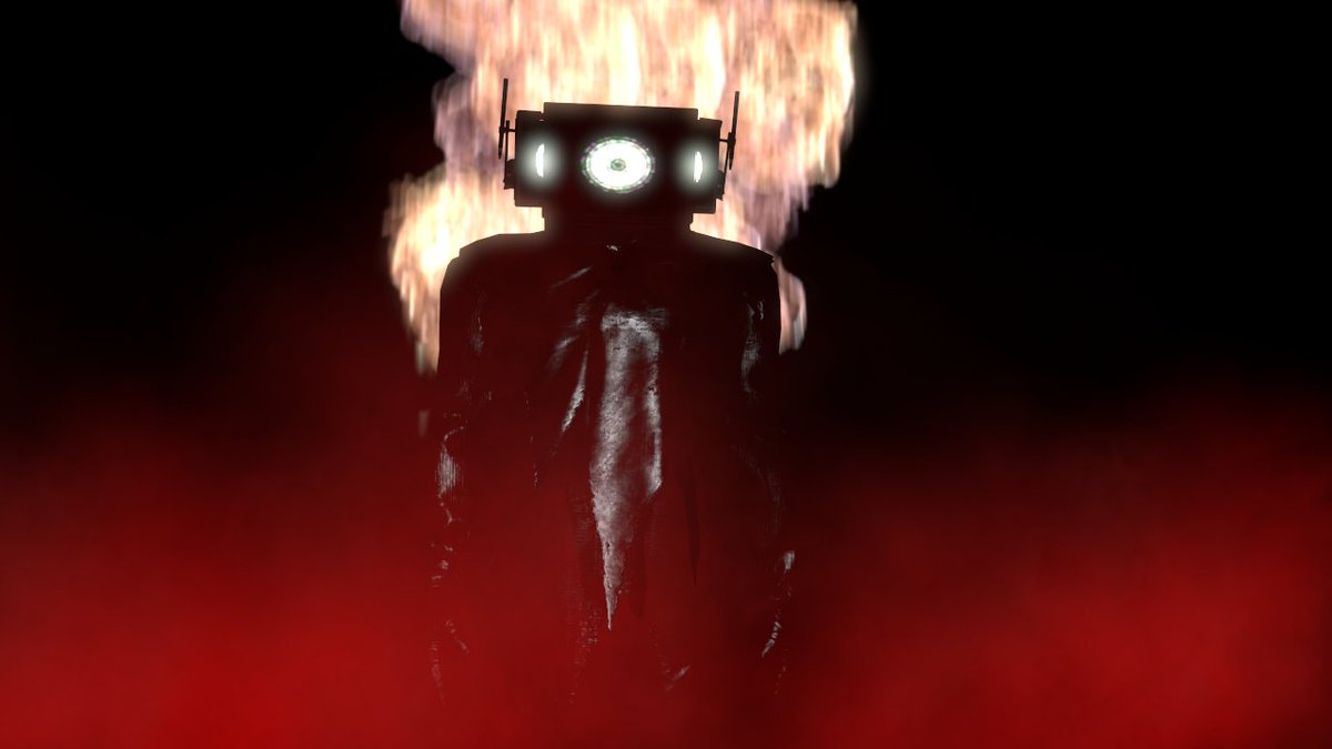 Vergil_sfm's tweet photo. El mes del terror comenzó y también mi oc está listo para este Halloween 2025 #darktv #SKIBIDITOILEToc #Halloween #skibidi_toilet https://t.co/UJn6Y766Cp