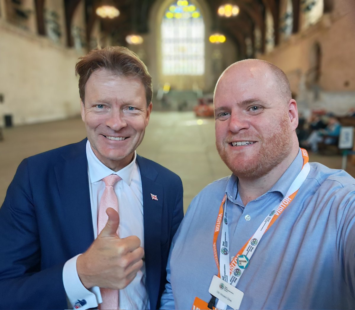 Reformers - I’ve just discovered one of our Northamptonshire councillors on X

Councillor Vincent Clive has 100 followers - let’s give him a boost.

Please follow <a href="/CllrVClive/">Cllr Vincent Clive - Reform UK</a> + RT

Thanks 🙏