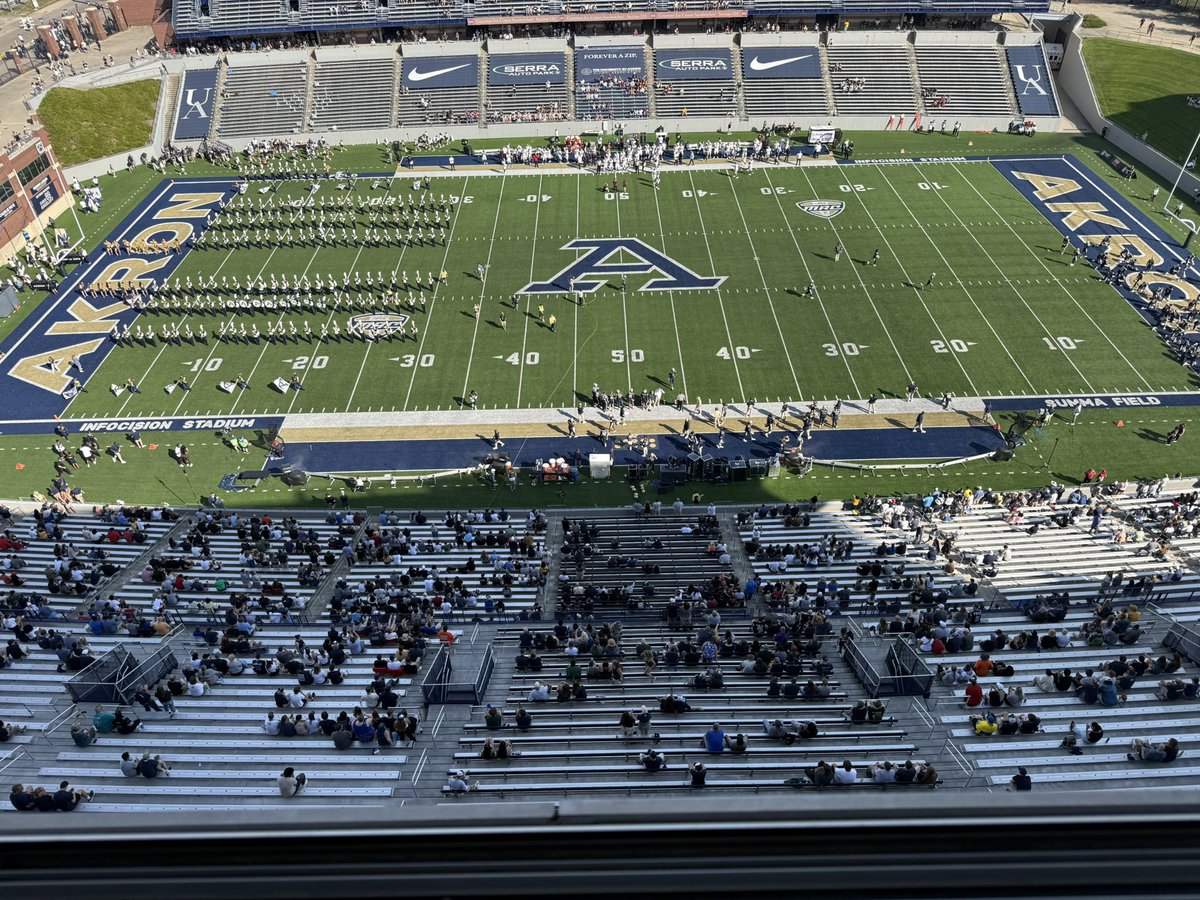 Ryan Cavanaugh (@ryancav7) on Twitter photo About to kickoff from Infocision Stafium as Akron hosts CMU. Join <a href="/MichaelReghi/">Michael Reghi</a> and myself on the call on ESPN+ About to kickoff from Infocision Stafium as Akron hosts CMU. Join <a href="/MichaelReghi/">Michael Reghi</a> and myself on the call on ESPN+