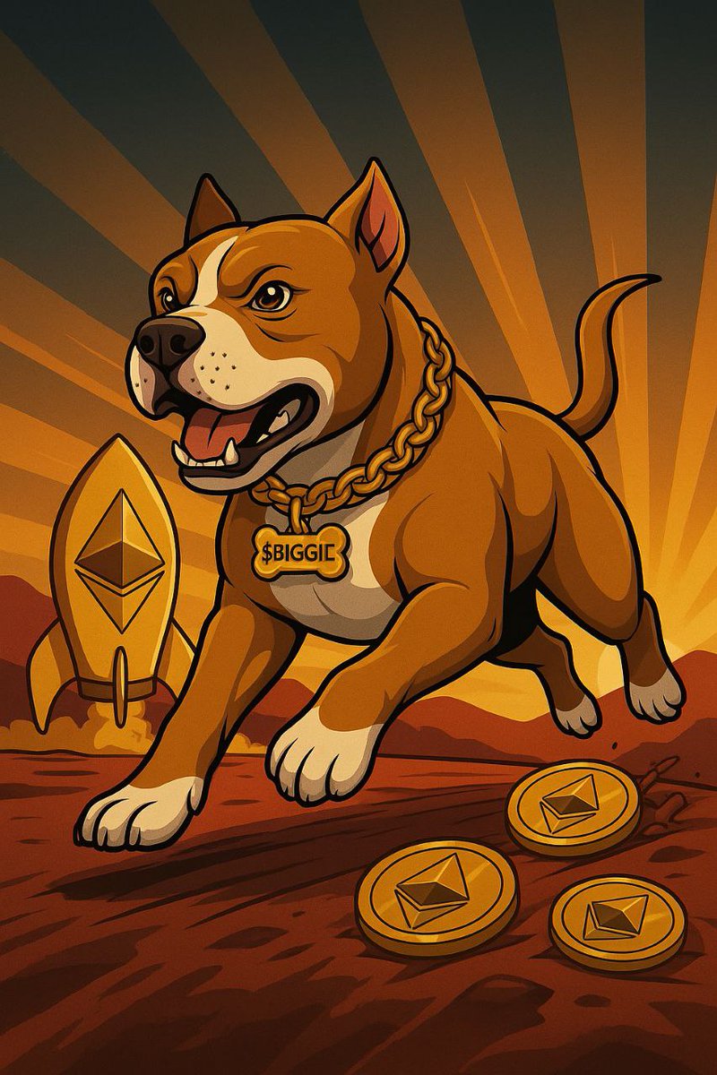 Biggie_on_ETH's tweet image. Biggie’s mission is simple:
– Bark louder than the noise 🐾
– Run faster than the fakes 🏃‍♂️
– Hunt down the Billies 💸
This isn’t just another dog coin… it’s the alpha dog of Ethereum.

$BIGGIE → #BiggieToBillies #BIGGIE #ETH
