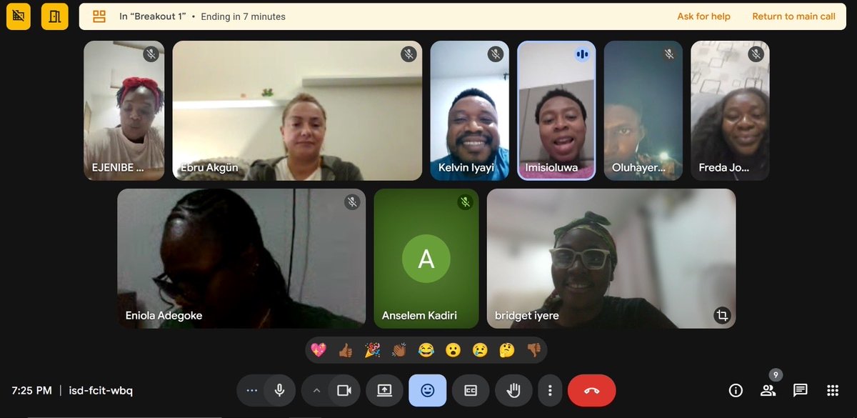 Today’s PM connect call was truly amazing 🤩 it was so nice connecting with members of the community, catching up on work and life and sharing banters🤭 looking forward to the next call🫶🏽