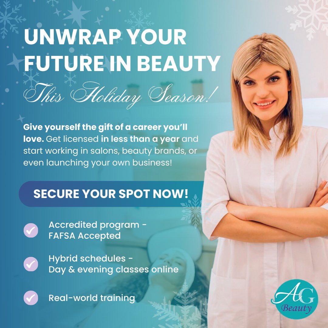 allgoodbeautytx's tweet photo. 💜 Stay Skill-Ready. Stay Paid.

Government shutdown or not — Beauty Skills = Freedom 💄
Train now at AllGood Beauty Institute
🔗 https://t.co/1skHDVT8UQ https://t.co/2Fw0r52iJl