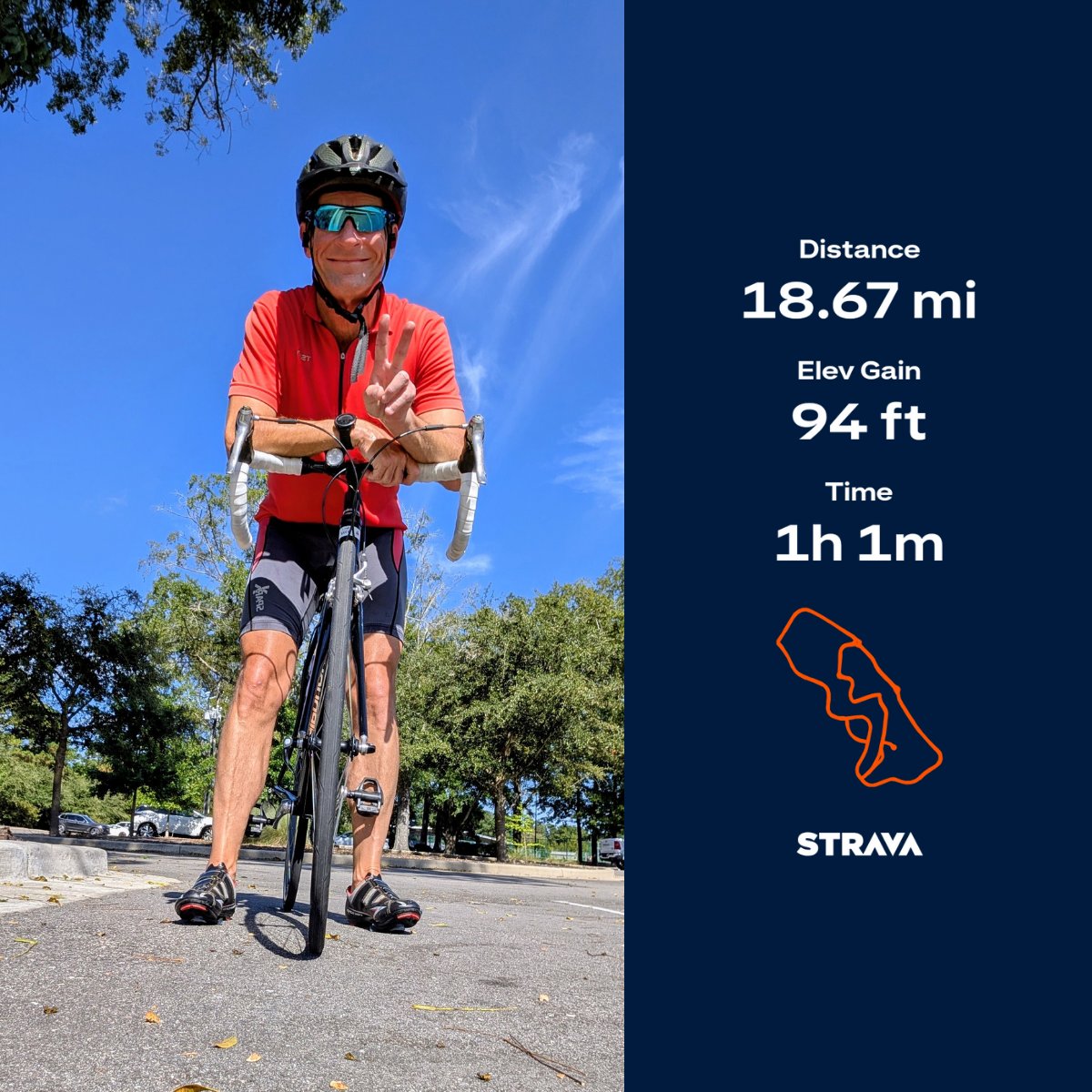 Maintenance Ride ☀️ Windy, but otherwise what a gorgeous day! 😀🤙  #MOVE