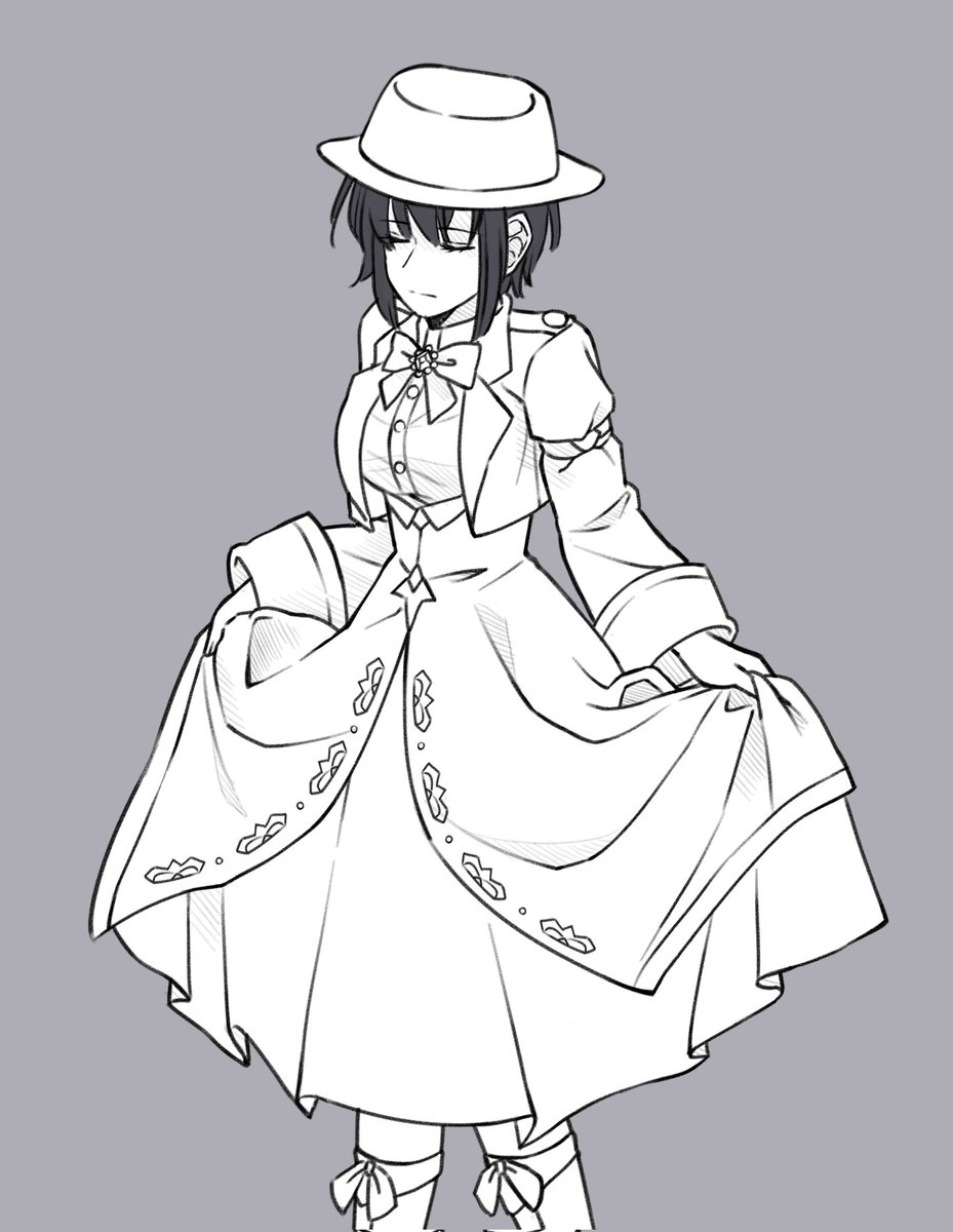 옷주름 연습용 둠네사