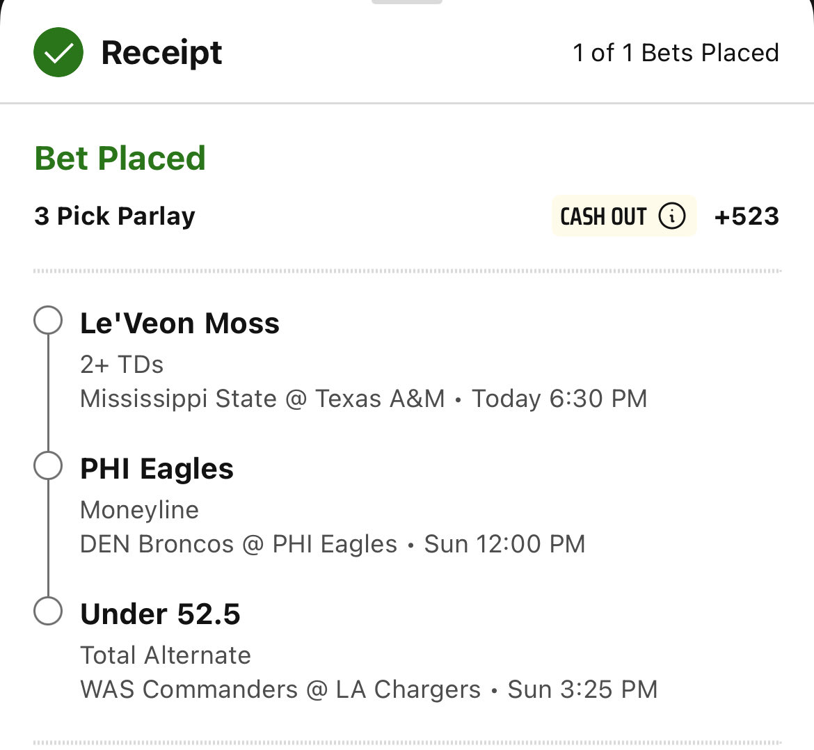 TyMorganPicks's tweet image. Play of the Week