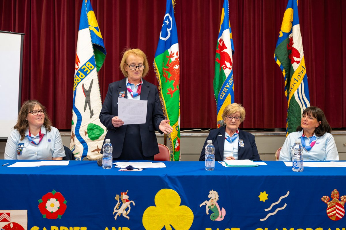 JayneCowan's tweet image. I was pleased to join @Adrian1Robson at the @GuidingCymru @Girlguiding #CardiffandEastGlamorgan AGM today in #Cardiff. 

I was asked to become an ambassador for this wonderful organisation more than 20 years, and have seen how the movement has grown and keeps offering young…