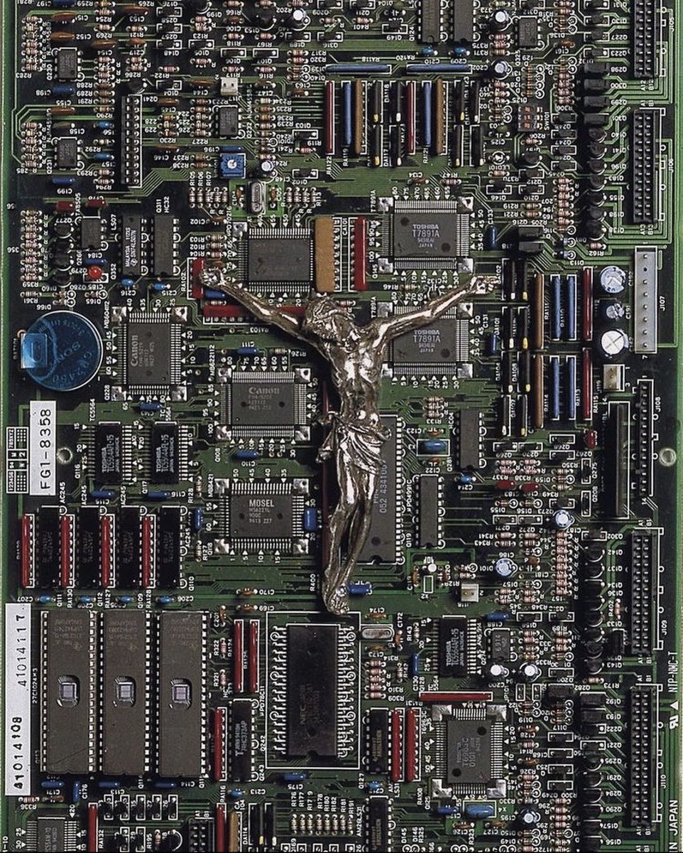 solisolsoli's tweet image. Contemporary Golgotha, 1999, by Stane Jagodič