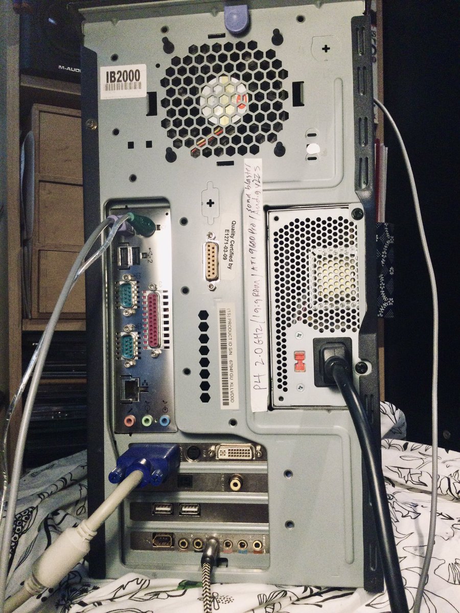 gordoslair's tweet image. Fired up the old Pentium 4 today. #Pentium #IBM #ATI #SoundBlaster