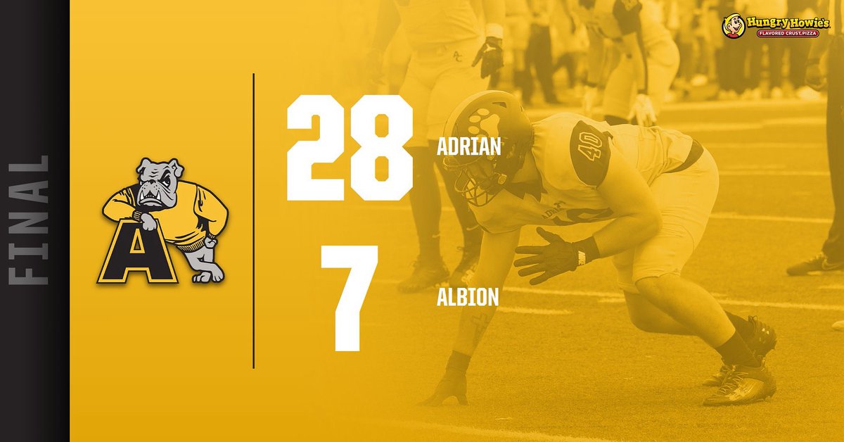 AdrianCollegeFB's tweet image. Bulldogs win! #GoDawgs