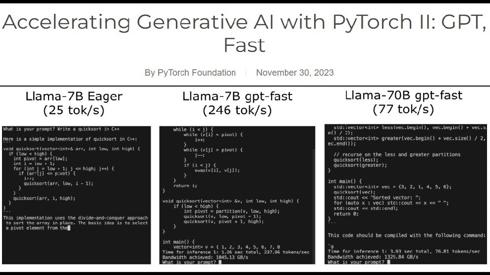 extrapolatorai's tweet image. ⚙️ Speed matters in AI — and GPT Fast shows how to supercharge Generative AI with PyTorch. 🚀
Learn how optimization techniques can make large models run faster without losing quality.
Read the full tutorial 👉 extrapolator.ai/2025/10/02/acc…
🔍 Category: #AITutorials | via…