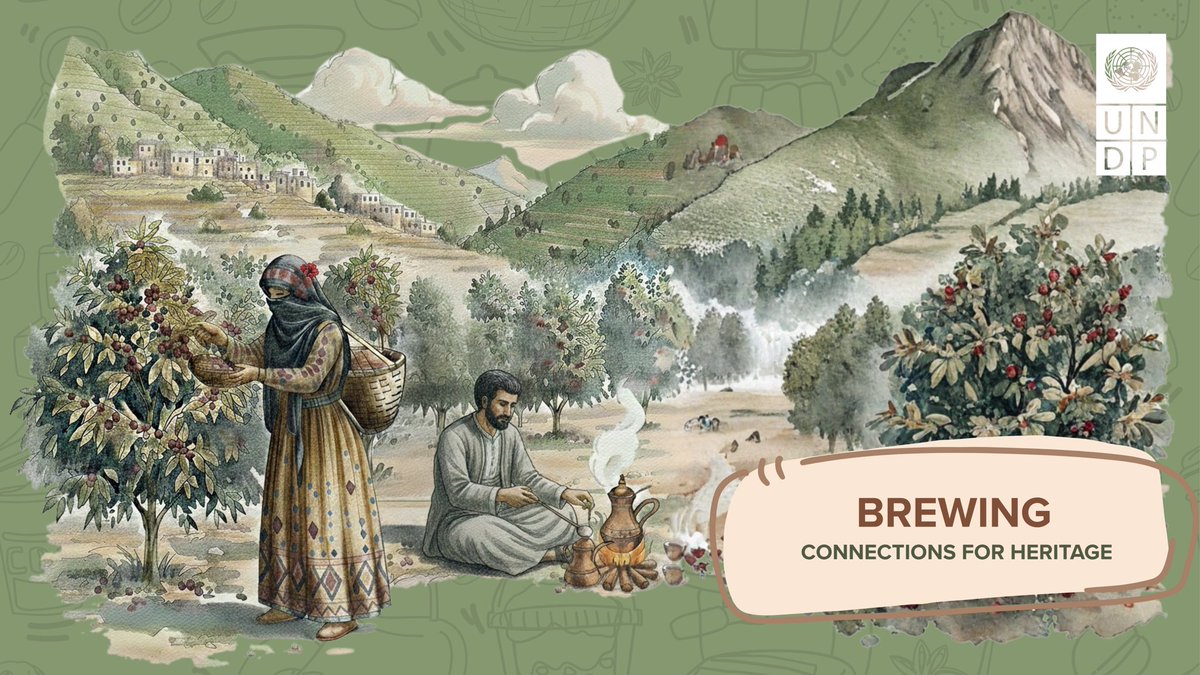 UNDPYemen's tweet photo. ๐๏ธ Yemen is a birthplace of coffee culture. Every sip preserves centuries of tradition.
#InternationalCoffeeDay
#BrewingConnections
#YemeniCoffee https://t.co/0670J8gWKe