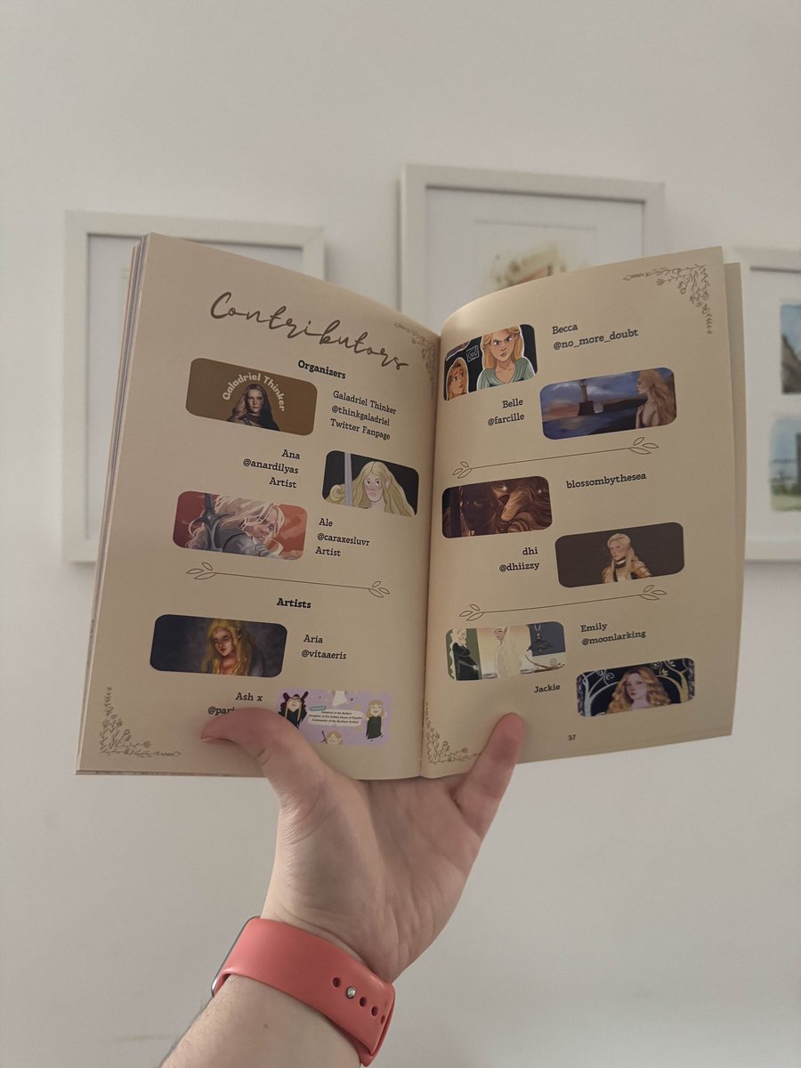 Good day Tolkien community, we’re welcoming the weekend with a 5th raffle prize reveal — a copy of the Galadriel Zine created by the various artists of <a href="/thinkgaladriel/">galadriel thinker 💭</a> (organized by <a href="/anardilyas/">ana ✨ | shop open till october 4th</a> &amp; <a href="/caraxesluvr/">halbrand’s lawyer</a>)!!!

Entry to win these &amp; more in the quoted Tiltify link below. (1/2)