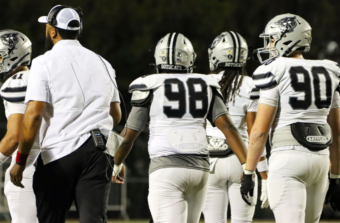 “Through Christ, strength.” Believing in God, my brothers, my coaches, and myself.
<a href="/Sotocats_FB/">Sotomayor Wildcat Football</a> 
Gus Stadium | 7 PM
#GloryToGod #TXHSFB #StudentAthlete #DL #98