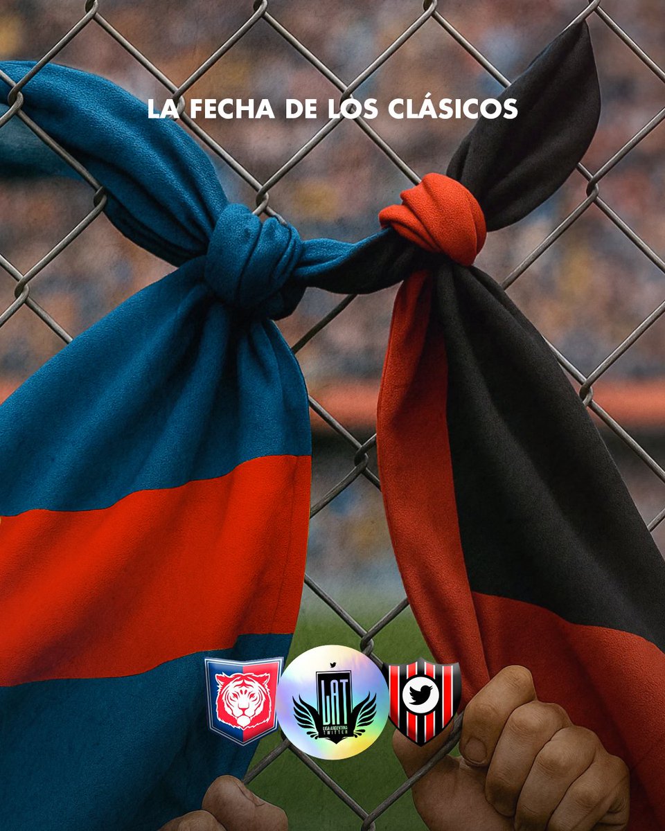 ⚔️ El Clásico con más aguante de la Liga. 

Mañana, <a href="/TIGRELAT/">TIGRE LAT</a> y <a href="/ChacaritaLAT/">Chacarita Juniors LAT 🏆🏆</a> se vuelven a ver las caras.