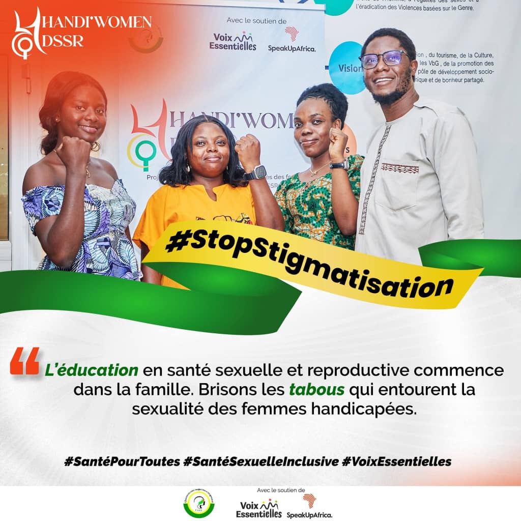 #STOP_STIGMATISATION 
𝗟'é𝗱𝘂𝗰𝗮𝘁𝗶𝗼𝗻 𝗲𝗻 𝘀𝗮𝗻𝘁é 𝘀𝗲𝘅𝘂𝗲𝗹𝗹𝗲 𝗲𝘁 𝗿𝗲𝗽𝗿𝗼𝗱𝘂𝗰𝘁𝗶𝘃𝗲 𝗰𝗼𝗺𝗺𝗲𝗻𝗰𝗲 𝗱𝗮𝗻𝘀 𝗹𝗮 𝗳𝗮𝗺𝗶𝗹𝗹𝗲. 𝗕𝗿𝗶𝘀𝗼𝗻𝘀 𝗹𝗲𝘀 𝘁𝗮𝗯𝗼𝘂𝘀 𝗾𝘂𝗶 𝗲𝗻𝘁𝗼𝘂𝗿𝗲𝗻𝘁 𝗹𝗮 𝘀𝗲𝘅𝘂𝗮𝗹𝗶𝘁é 𝗱𝗲𝘀 𝗳𝗲𝗺𝗺𝗲𝘀 𝗵𝗮𝗻𝗱𝗶𝗰𝗮𝗽é𝗲𝘀.