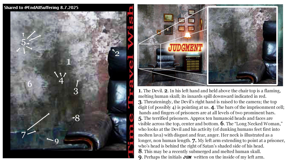 EndAllSuffering's tweet image. Again, and with a repeated image that has to be attached to these new words:

Any person refusing an order from Trump is granted special consideration at #Judgment. ⬇️

You won&apos;t get burned like these people in this photograph, from the Other Side, within the time-traveled image.…