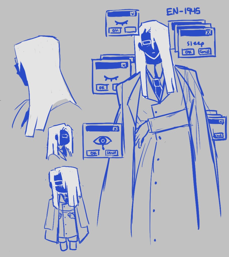 alephkiss's tweet image. I made an entity for #DelusionalOfficeRoblox
He would force at least 50+ window errors on ur screen
even if there's another entity active.
On rare occasions he helps the player on guiding them to a safe spot/exit .