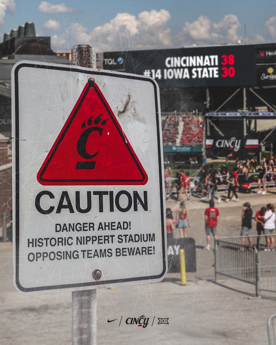 Historic Nippert Stadium claims another victim. ☠️