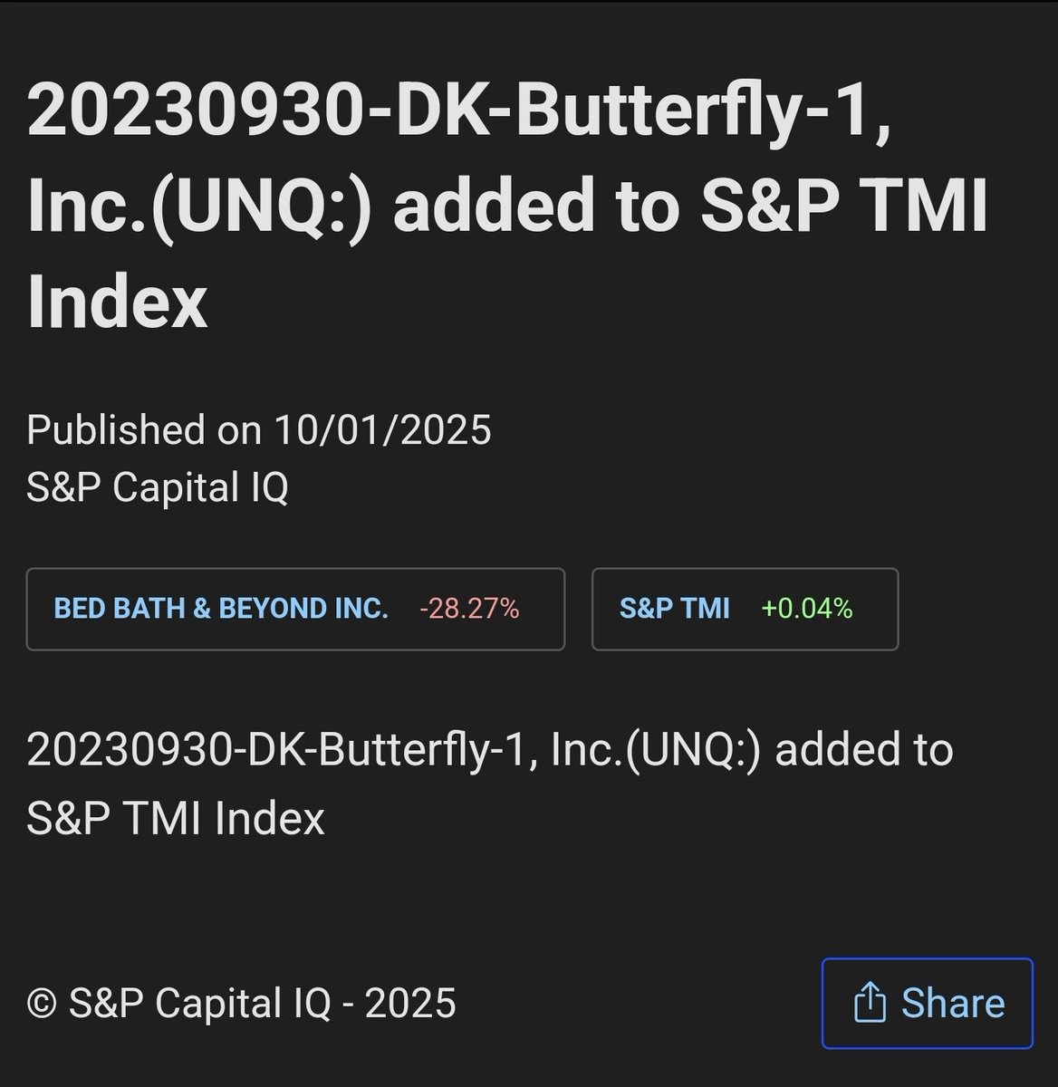 RuoKdaM's tweet image. Being added to an S&amp;amp;P index officially marks the company’s presence in the U.S. public markets.
This may indicate a recent IPO, a corporate restructuring, or the completion of a merger/spin-off.
Institutional investors can now purchase the stock through index-tracking Funds. 🚀