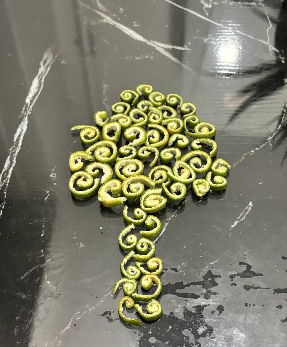 Meşguliyet şifadır (mandalina kabuklarından yaptım)