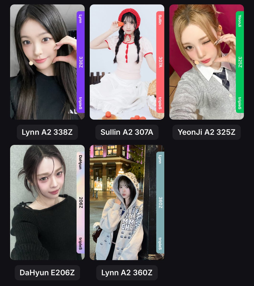 tripleS objekt giveaway with <a href="/chaeinii/">desi</a> 🍓

prizes: dahyun e206, yeonji aa325, lynn aa338 aa360, sullin aa307

rules:
•  like, repost &amp; follow
•  comment your cosmo id
•  repost the quoted tweet 

giveaway ends when the replies are closed! 
#tripleS #트리플에스 #トリプルS