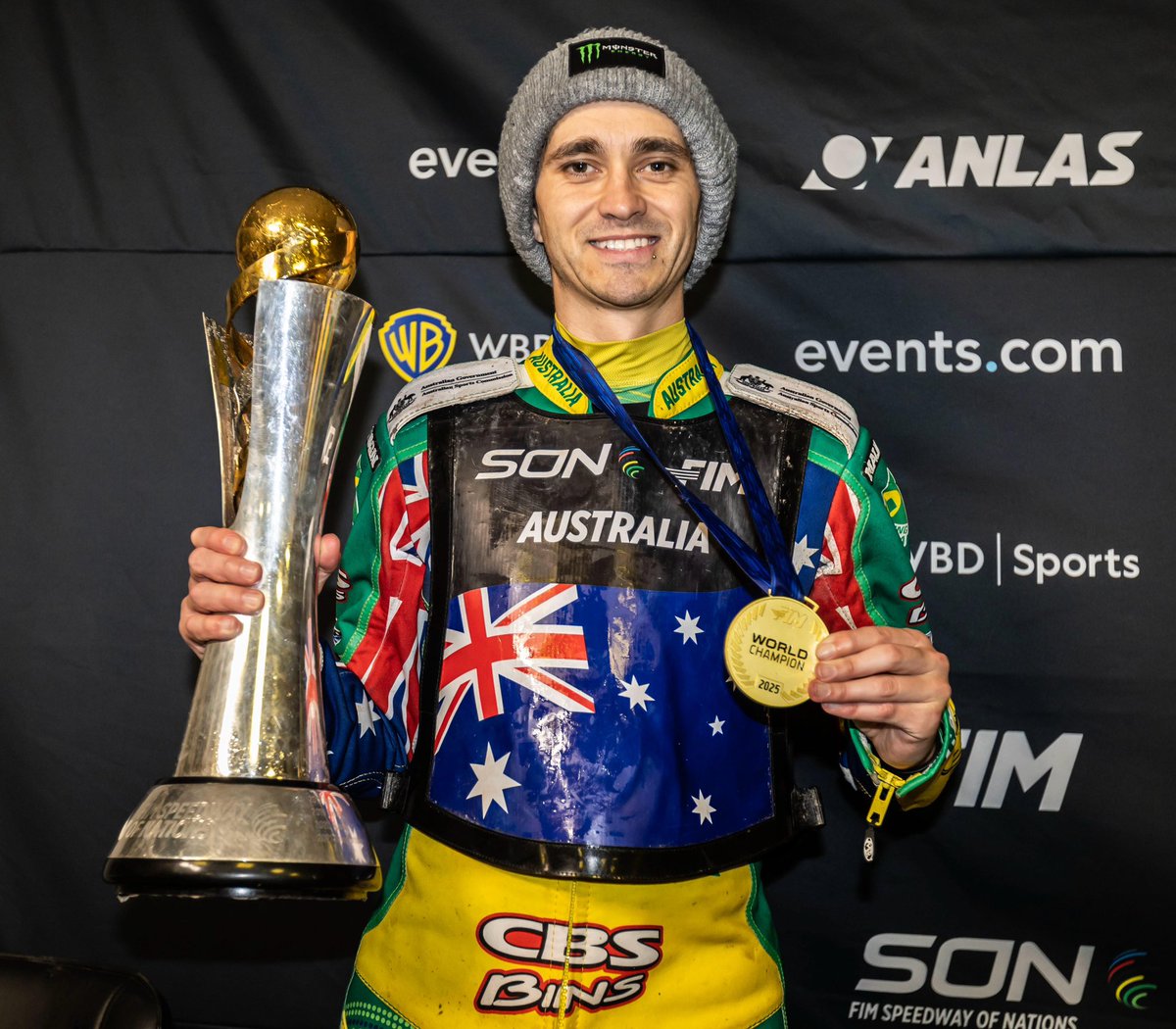 TigersSpeedway's tweet image. 🥇

Many congratulations to Tigers No.1 Jack Holder on winning FIM Speedway of Nations gold with Team Australia tonight! 🦘

🐯 #TigersPride

📸 Taylor Lanning