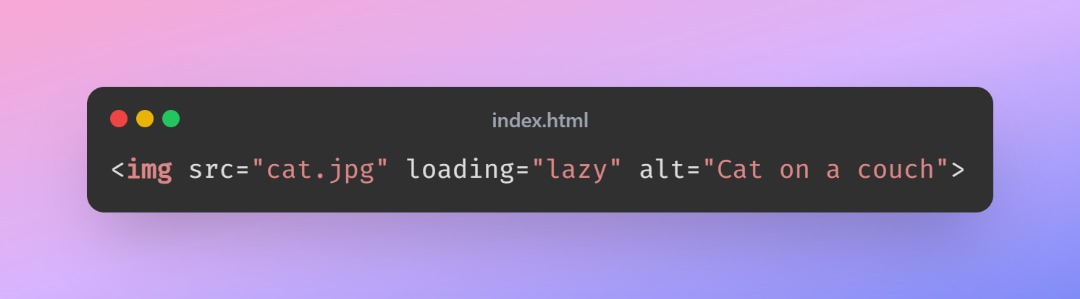 dev_unhinged's tweet image. ⚡ Day 8 of 30 HTML Tips ⚡

Big pages with many images? Make the browser load them only when needed.

Faster load, better UX.

✅ One attribute = big performance boost.