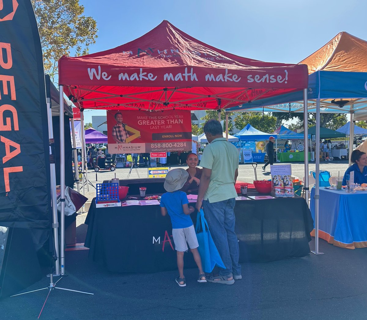 MathnasiumMM's tweet photo. Step right up, Step right up! Try your hand with our fun math challenges! 😎💪 
Show off your math skills with #MathnaiumofMiraMesa!
Visit our booth from 10:00 AM - 5:00 PM!
https://t.co/ukVajxy02o
⬆️ https://t.co/pcZZL7mqL5
Schedule an assessment below
⬆️ https://t.co/FDZ80fFlZE https://t.co/kIdtkYYHuS