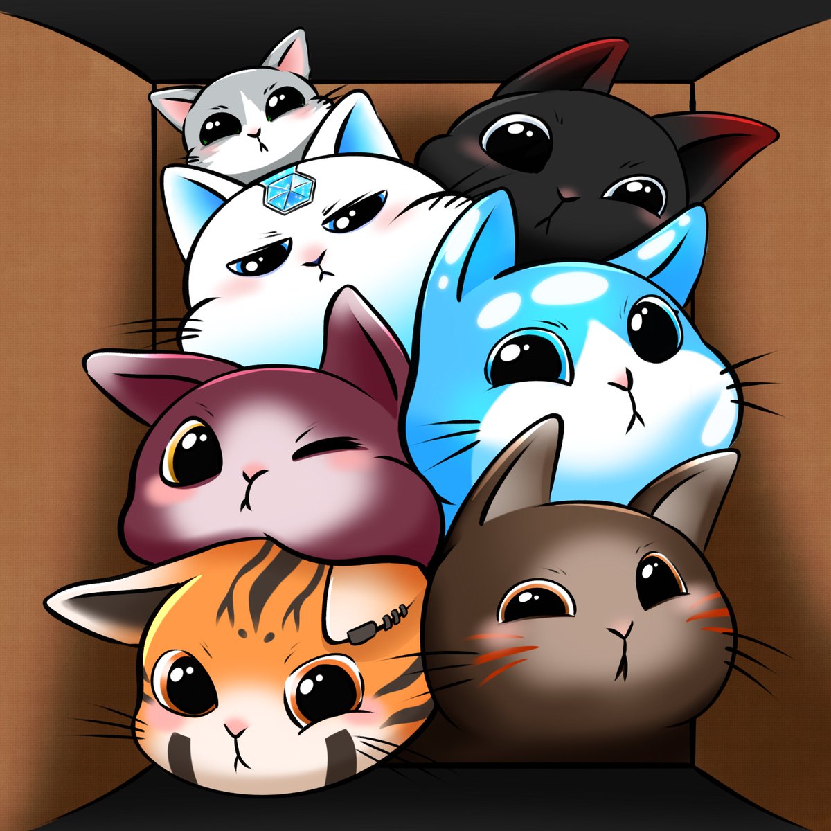 Petite illu de la team Cha'pelure ! Avec <a href="/KeolaKumaneko/">🍎 Keola 🍏</a> <a href="/Esliane_/">Esliane</a> <a href="/Tylupo_art/">Tylupo 💧(gone to bsky)</a> <a href="/nishimire/">Azekia</a>
<a href="/BoomBoom_VT/">BoomBoom</a> !!! Pour le <a href="/VFightFR/">✨️ VFIGHT 2025 ✨️ 👊🏻✌🏻 ❤️💛💚</a> 2025 !! Déjà 3000€ de récolté on continue !!