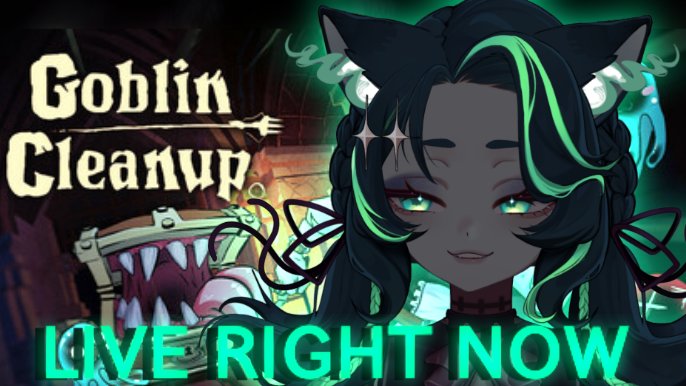GOBLIN DEEZ NUTS-  sorry... the demons got to me.... 
IM PLAYING GOBLIN CLEAN UP WITH SOME COOL FRIENDS JOIN US FOR DA MEMES