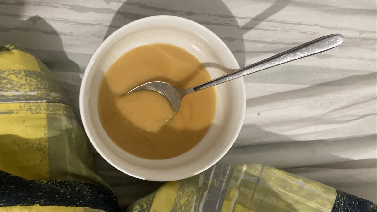 بهترین قسمت مریض شدن نشاسته‌ست واقعا گرم خوشمزه لطیف نحیف🪷