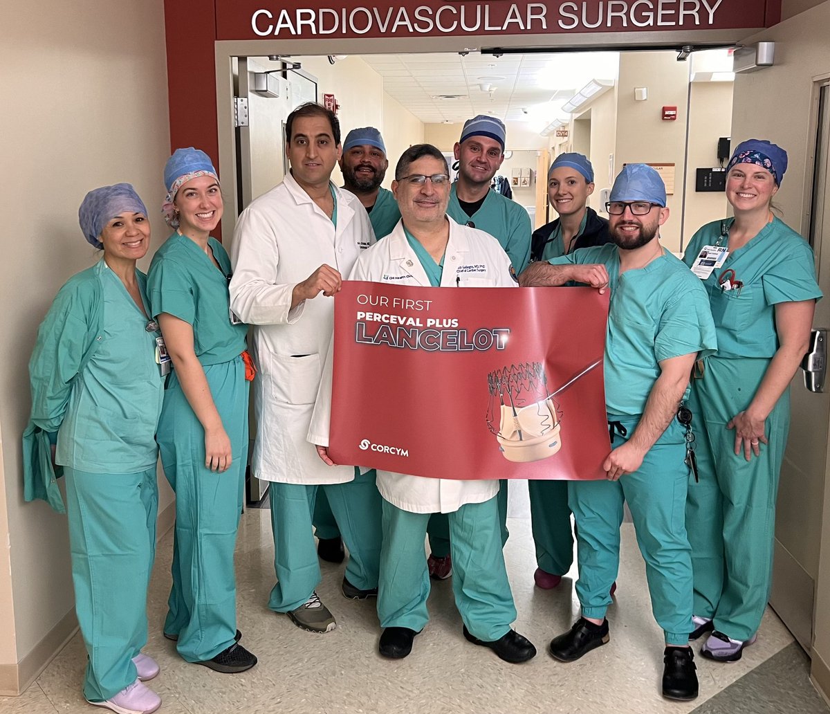 First in the U.S. — Creighton University Medical Center – Bergan Mercy proudly performs the nation’s first Lancelot Perceval implants. A milestone in valve innovation, engineered for the surgeon of the future and dedicated to patient-centered care. #Innovation #CardiacSurgery