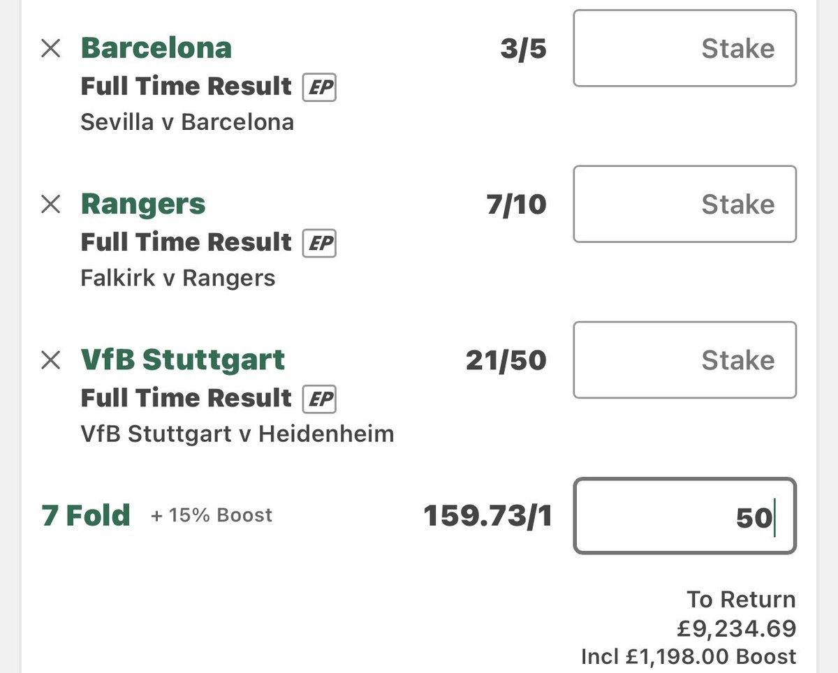 HERE WE GO👀🐯

Sunday acca going in… 159/1⏳

💰IF THIS WINS 10 OF YOU GET £75 EACH

159/1 GOING IN HERE
👉 t.me/+f5_p6cr6vG0wM…

❤️YOU MUST LIKE AND RETWEET❤️