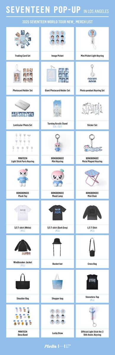 SEVENTEEN POP-UP in LOS ANGELES ✨2025 SEVENTEEN WORLD TOUR [NEW_]