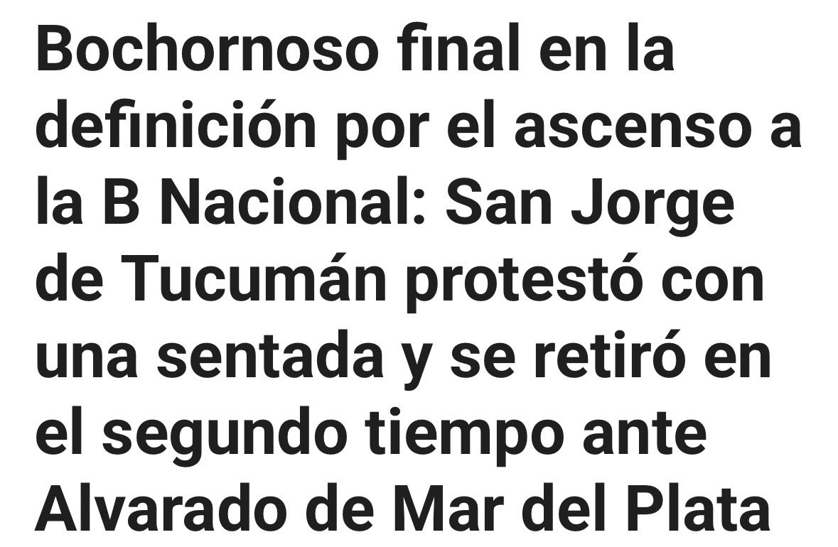 ¿Todos se olvidaron la forma en la que ascendió Alvarado? ¿Todos se olvidan que eso generó que San Jorge de Tucumán prácticamente desaparezca? Hoy Alvarado vuelve a donde pertenece. El mundo es un poco más justo.