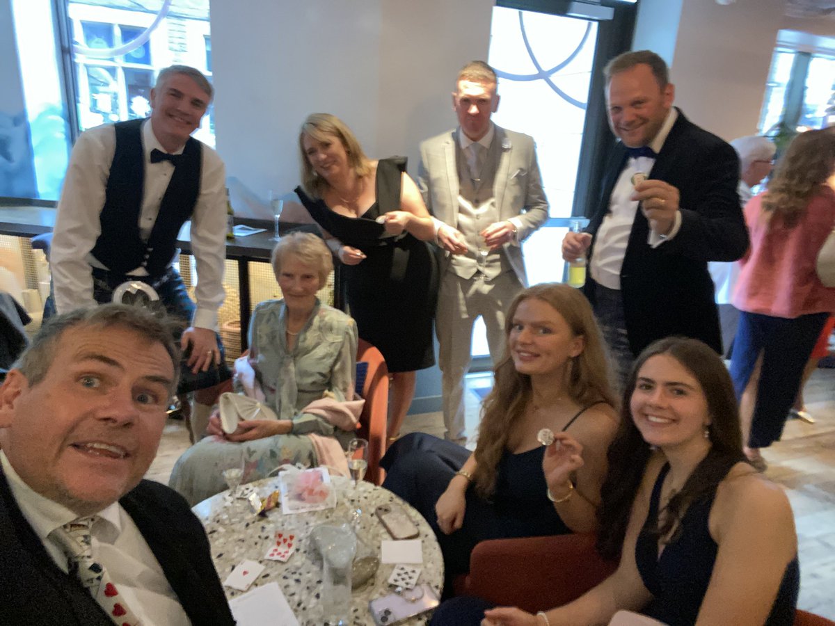 Huge Congratulations to Aoife &amp; Donald!  I first met them <a href="/HebCelt/">HebCelt</a> 
Wedding <a href="/virginhotelsedi/">Virgin Hotels Edinburgh</a> 
#jimthemagician #magicjim #asseenontv #beyondbeliefmagic #beyondbelief #magicbeyondbelief #closeupmagic #closeupmagician #edinburghmagician  #weddingmagic #weddingmagician #hebcelt