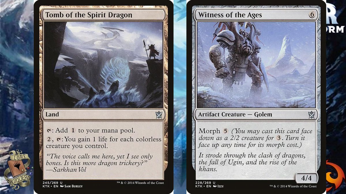 Lore_Magiquero's tweet photo. La morada del Dragón Espíritu y el gólem.

Dos presencias constantes en cada visita a Tarkir.

#mtg #magicthegathering #mtglore #vorthos #MTGHispano #MTGLATAM #MTGTDM #MTGTarkir #Tarkir https://t.co/tHDt6U5few