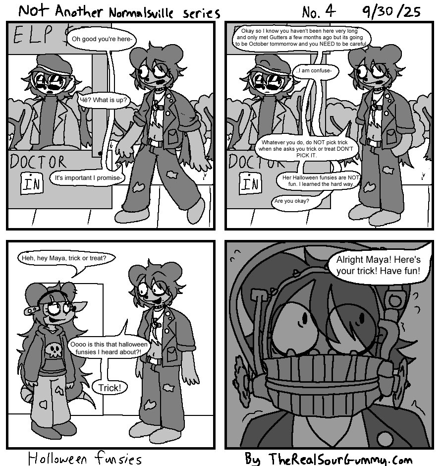ScarredLilith's tweet photo. Not Another Normalsville Series 4 https://t.co/BmLLLDxISv