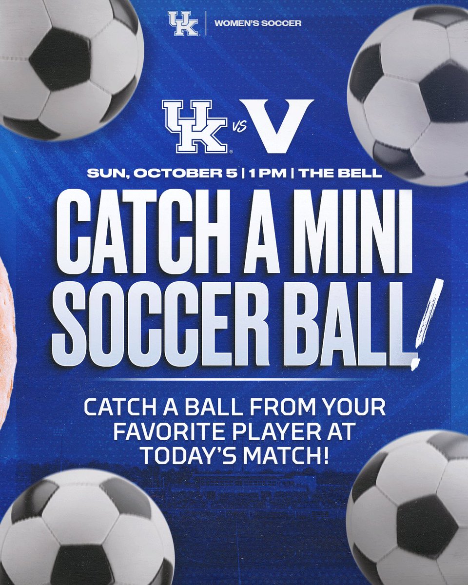 UKWomensSoccer's tweet photo. FREE SOCCER + FREE PIZZA + GIVEAWAYS = the perfect Sunday afternoon 🤩

Join us at The Bell at 1 p.m. tomorrow as the Cats take on No. 24 Vanderbilt! https://t.co/gtCLiY8vx9