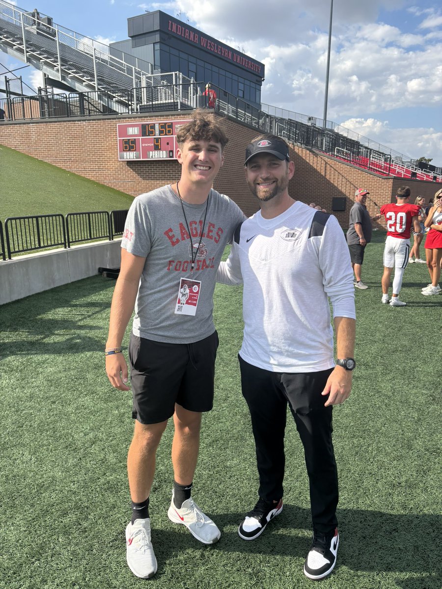 Had a great time at Indiana Wesleyan today thank you <a href="/wilwire23/">Coach Wirebaugh</a> and <a href="/travispalmer7_/">Travis Palmer</a> for the invite.