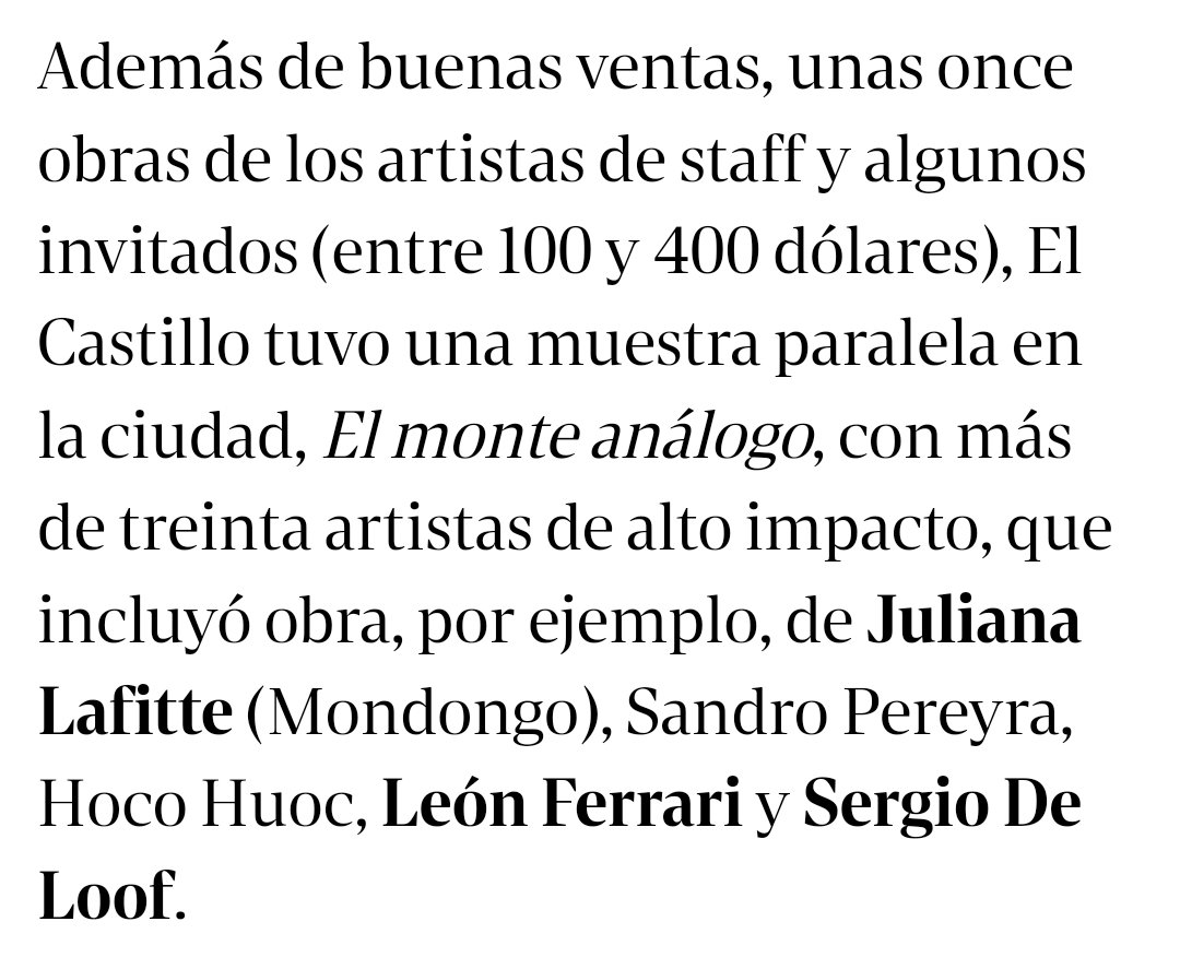 diegodeaduriz's tweet photo. comentario sobre artistas presentados en #arteBA y también sobre la muestra colectiva " EL MONTE ANÁLOGO " https://t.co/LAsCnc5Uzt