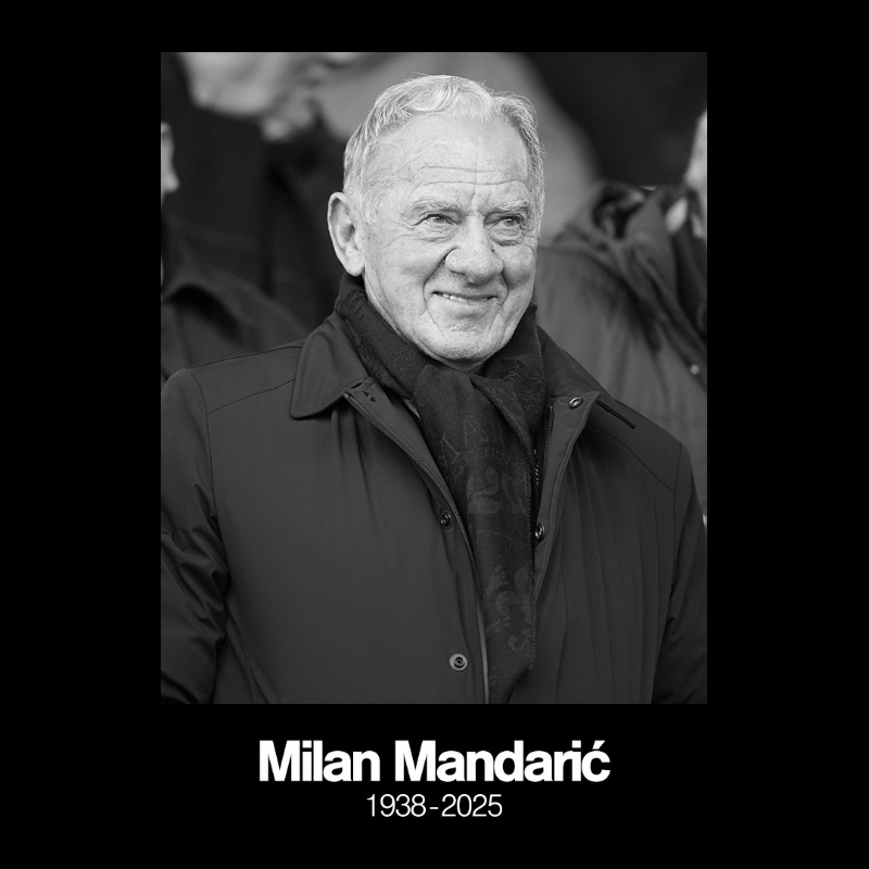 Pompey's tweet photo. We are deeply saddened to learn of the passing of our former chairman, Milan Mandarić, at the age of 87.

Rest in peace, Milan. 💙