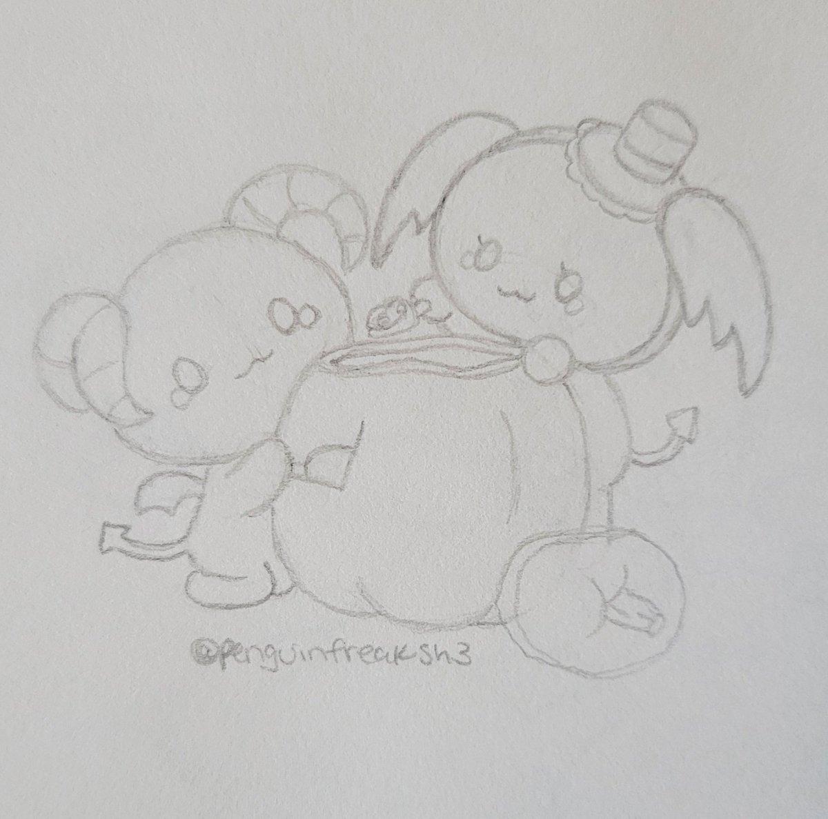 I'll be creating Berry &amp; Cherry for the live art stream Sunday at 2pm EST!

Sub, turn on notifs, &amp; join when I'm live here ⬇️
youtube.com/@penguinfreaks…