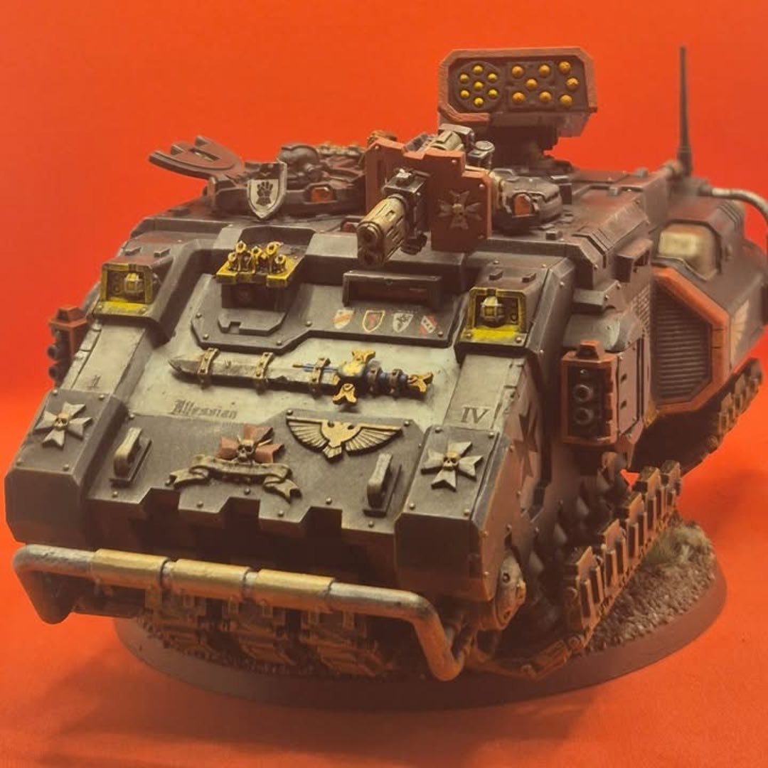 theeternalcrus1's tweet photo. Our 3rd entry for our #nov25btbannercompetition #btimpulsors
Here is Jimmy Pett’s ‘Templar Taxi’!
Remember, to take part. You must share your entry to our Facebook group:
https://t.co/jAEt3QHDFR
#blacktemplarImpulsor #impulsor #impulsors #blacktemplar #warhammercommunity https://t.co/Uu7shPHR6s